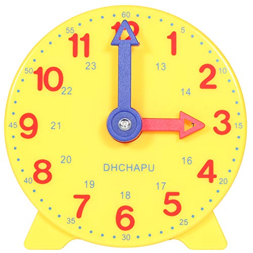 DHCHAPU DHCHAPU Schüleruhr – Sagen Sie die Zeit – 12-Stunden- und 24-Stunden-Uhr. Schüler-Lernuhr