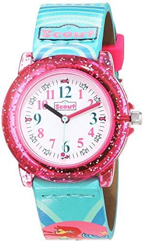 SCOUT Uhren Mädchen Analog Quarz Uhr mit Kunststoffband Armband 1